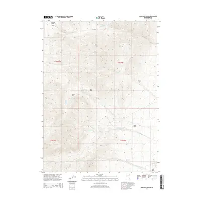 2014 Map of Montello Canyon, 2014 Print