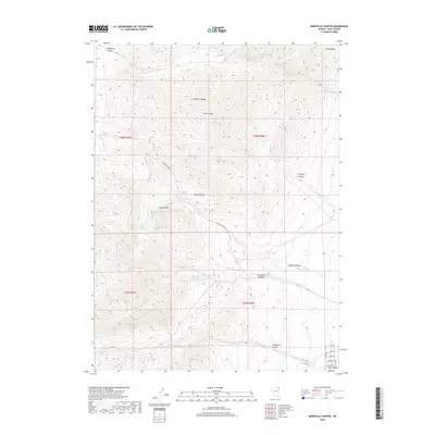 2018 Map of Montello Canyon, 2018 Print