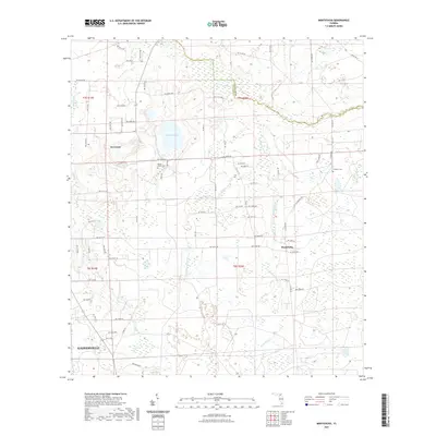 2021 Map of Monteocha, 2021 Print