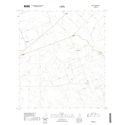 2019 Map of Monteola, 2019 Print