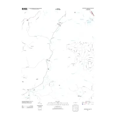 2013 Map of Monterey Lake, 2013 Print