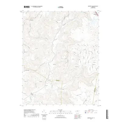 2019 Map of Monterey Lake, 2019 Print