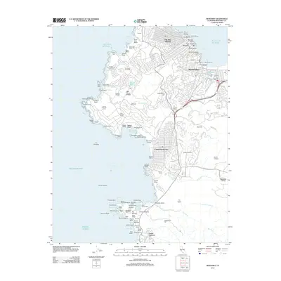 2012 Map of Monterey, 2012 Print