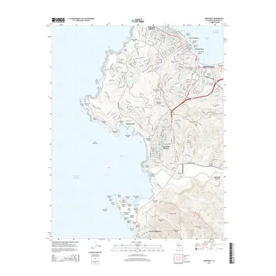 2015 Map of Monterey, 2015 Print