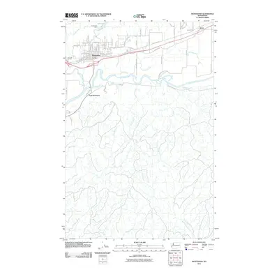 2011 Map of Montesano, 2011 Print