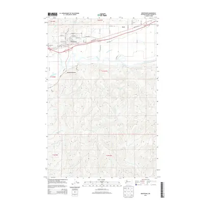 2014 Map of Montesano, 2014 Print
