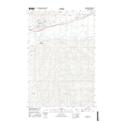 2017 Map of Montesano, 2017 Print