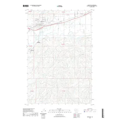 2020 Map of Montesano, 2020 Print