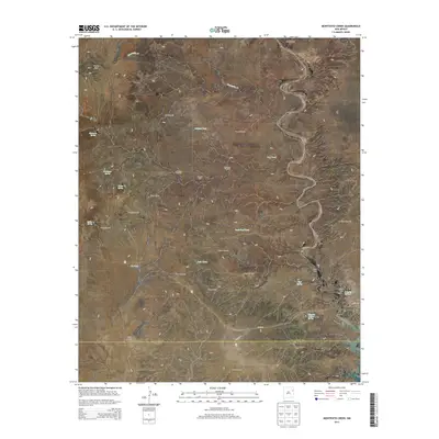 2013 Map of Montesito Creek, 2013 Print