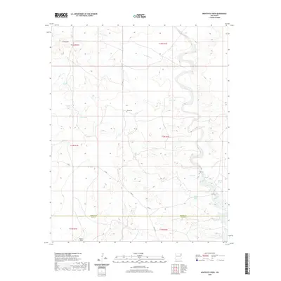 2020 Map of Montesito Creek, 2020 Print