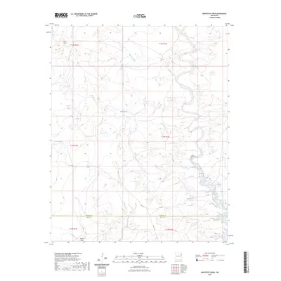 2023 Map of Montesito Creek, 2023 Print