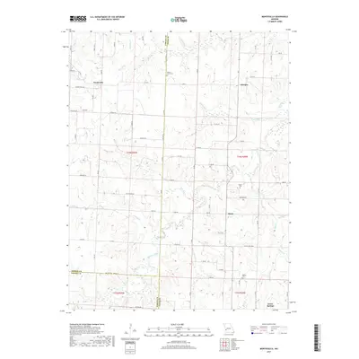 2017 Map of Montevallo, 2017 Print
