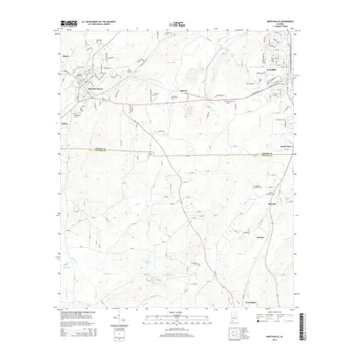 2014 Map of Montevallo, 2014 Print