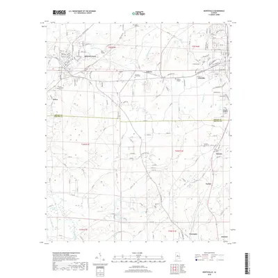 2018 Map of Montevallo, 2018 Print