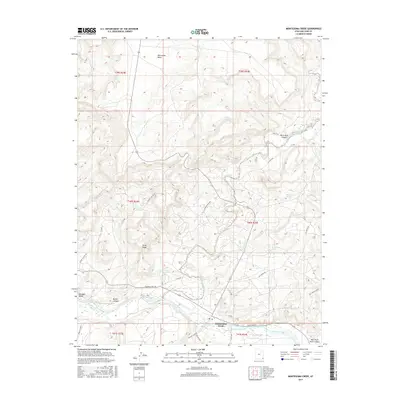 2017 Map of Montezuma Creek, 2017 Print