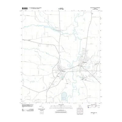 2011 Map of Montezuma, 2011 Print