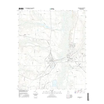 2017 Map of Montezuma, 2017 Print