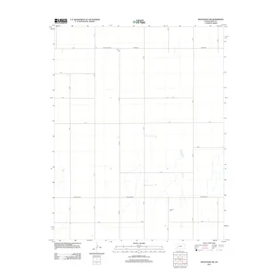 2012 Map of Montezuma NW, 2012 Print