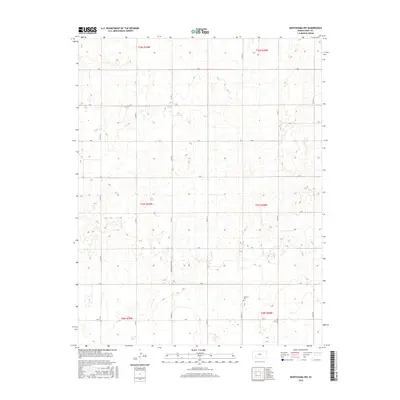 2016 Map of Montezuma NW, 2016 Print