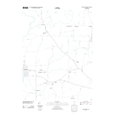 2013 Map of Montezuma, 2013 Print
