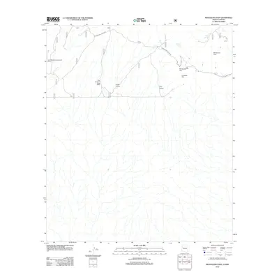 2012 Map of Montezuma Pass, 2012 Print