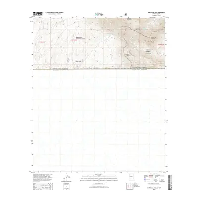 2014 Map of Montezuma Pass, 2014 Print