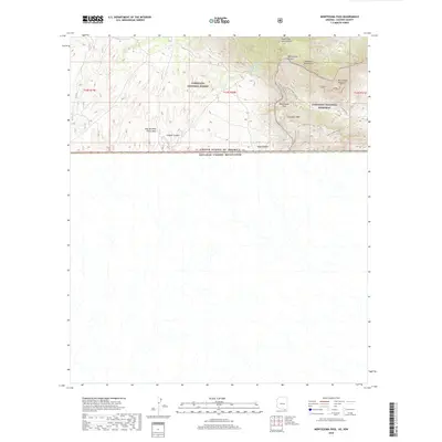 2018 Map of Montezuma Pass, 2018 Print