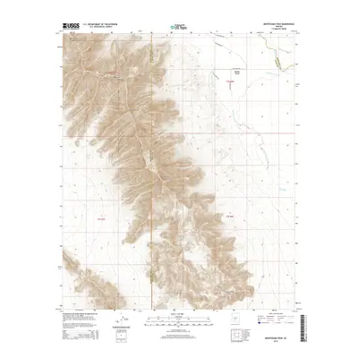2014 Map of Montezuma Peak, 2014 Print