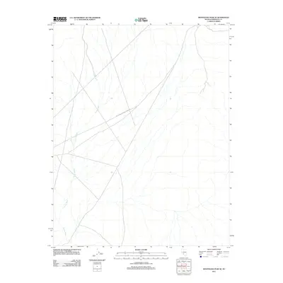 2011 Map of Montezuma Peak SE, 2011 Print