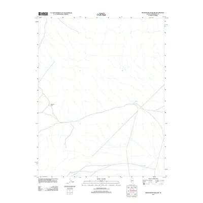 2011 Map of Montezuma Peak SW, 2011 Print