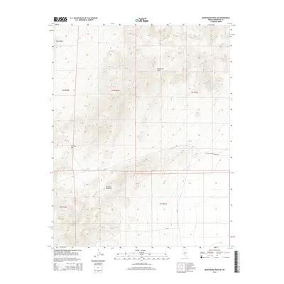 2014 Map of Montezuma Peak SW, 2014 Print
