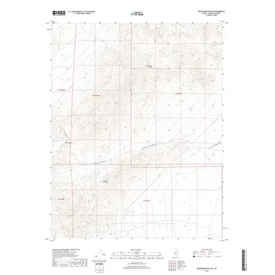 2018 Map of Montezuma Peak SW, 2018 Print
