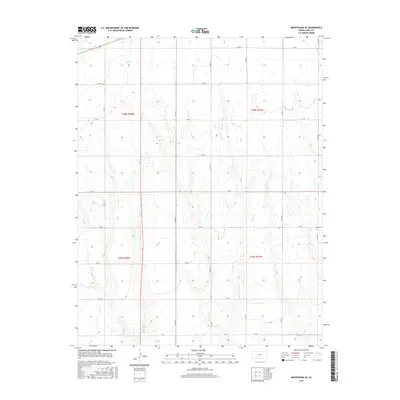 2016 Map of Montezuma SE, 2016 Print