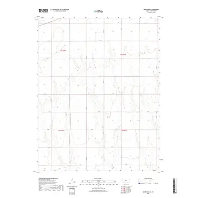 2018 Map of Montezuma SE, 2018 Print