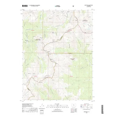 2019 Map of Montezuma, 2019 Print