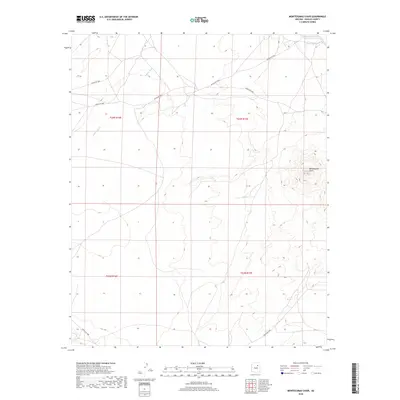 2018 Map of Montezumas Chair, 2018 Print