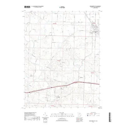 2017 Map of Montgomery City, 2017 Print