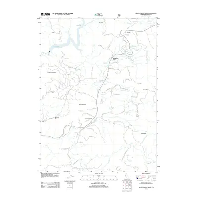 2012 Map of Montgomery Creek, 2012 Print