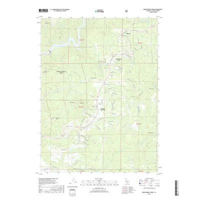 2018 Map of Montgomery Creek, 2018 Print
