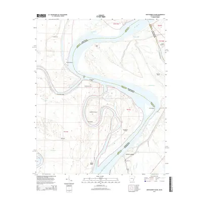 2014 Map of Montgomery Island, 2014 Print