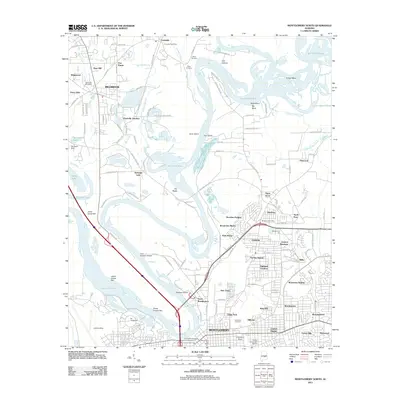 2011 Map of Montgomery North, 2011 Print