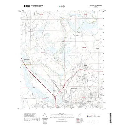 2020 Map of Montgomery North, 2020 Print