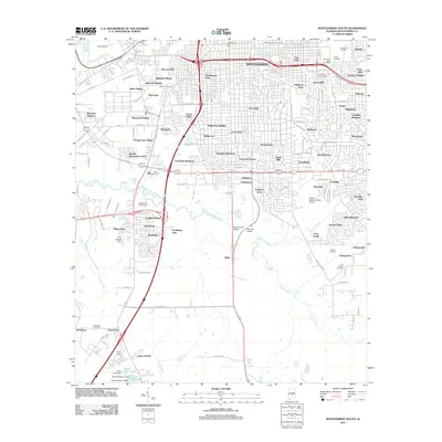 2011 Map of Montgomery South, 2011 Print