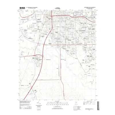 2014 Map of Montgomery South, 2014 Print