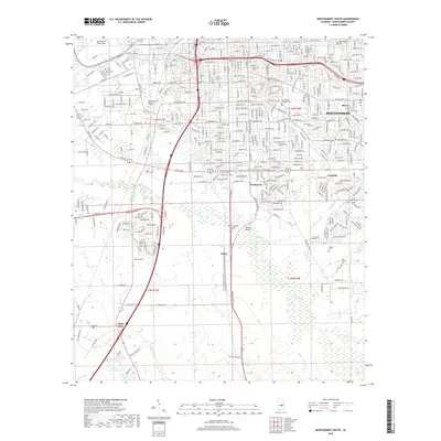 2018 Map of Montgomery South, 2018 Print
