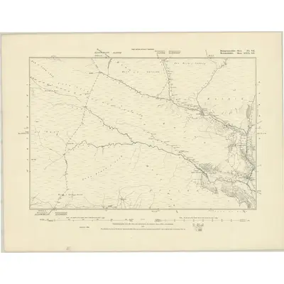 1886 Map of Montgomeryshire III.SE, 1887 Print