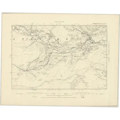 1886 Map of Montgomeryshire IV.SE