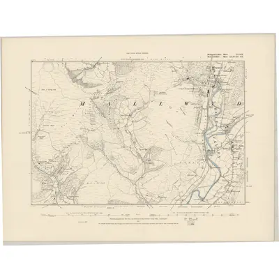 1887 Map of Montgomeryshire XIA.SE