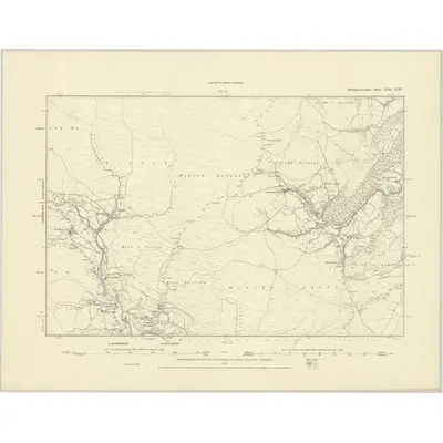 1886 Map of Montgomeryshire XIII.NW