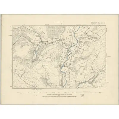 1887 Map of Montgomeryshire XIX.NE